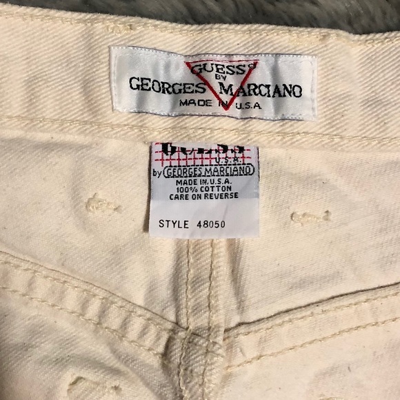 Vintage ivory Guess jeans - Picture 7 of 7